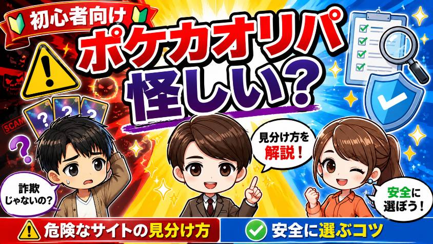 【初心者向け】ポケカオリパは怪しい？詐欺サイトを避ける安全な選び方の画像