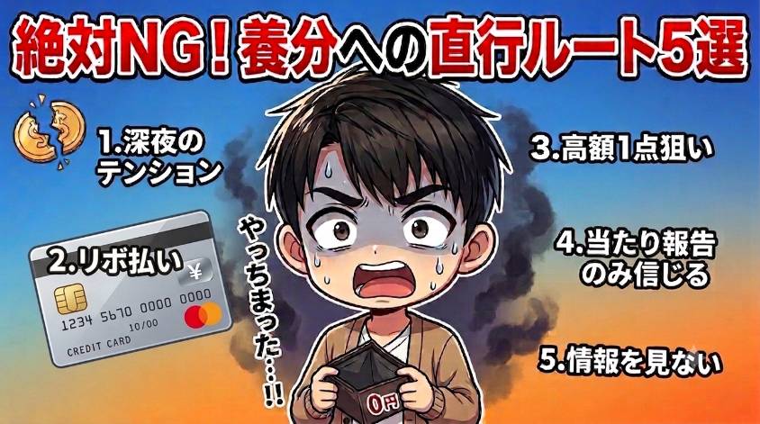 やってはいけないNG行動5選の画像