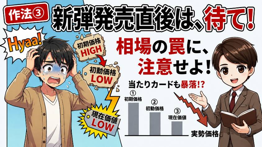 作法③|新弾発売直後を避ける(独自考察)の画像