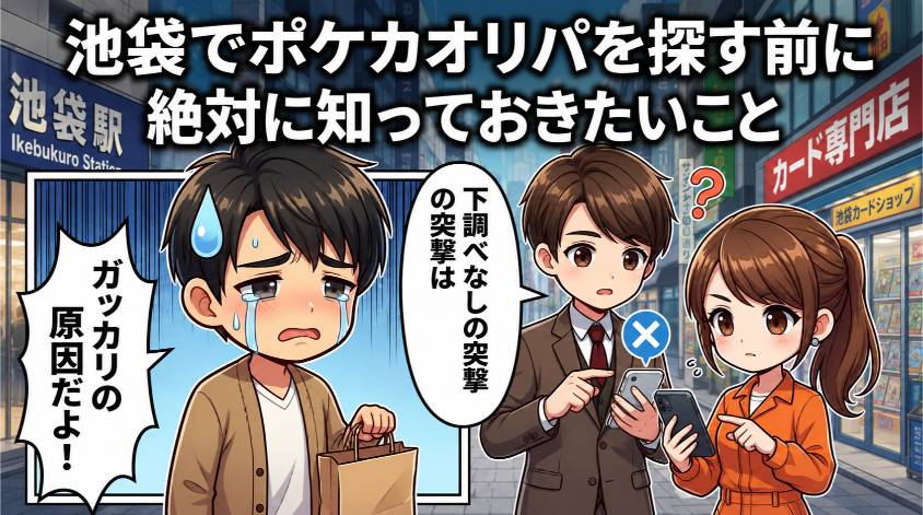 池袋でポケカオリパを探す前に知っておきたいことの画像