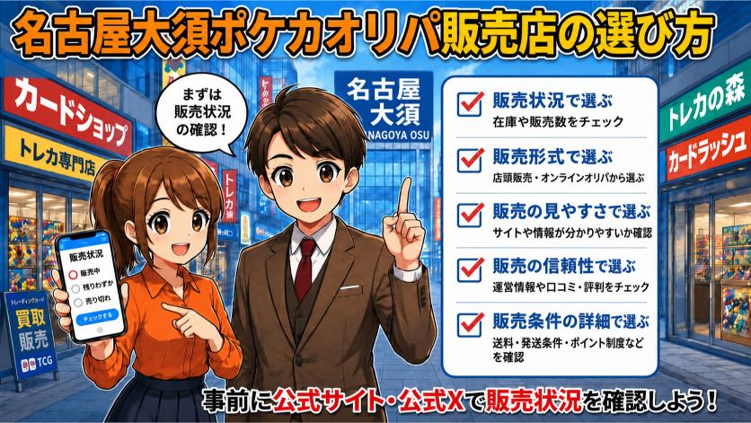 名古屋大須ポケカショップガイドの画像