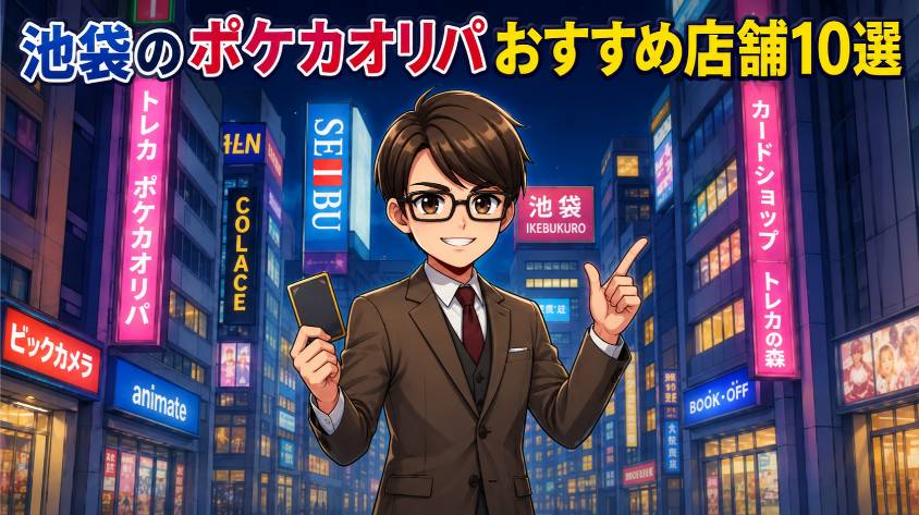 池袋のポケカオリパおすすめ店舗10選の画像