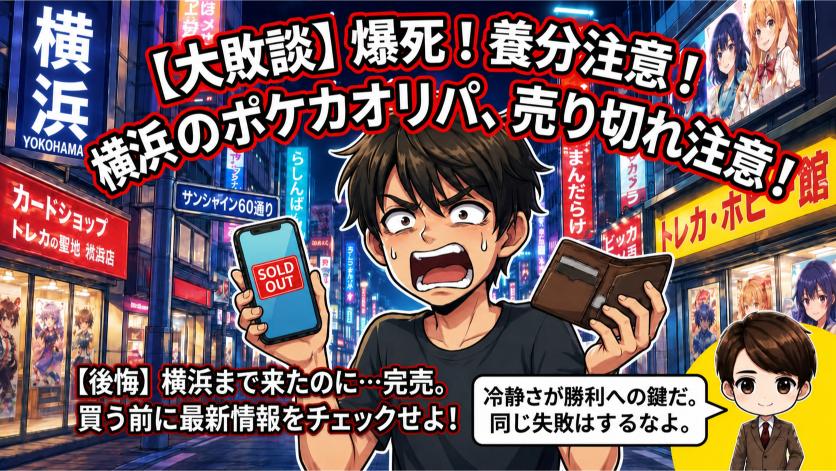 横浜のポケカオリパは販売状況を確認して選ぼうの画像