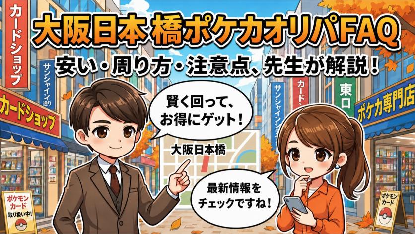 大阪日本橋のポケカオリパに関するよくある質問【FAQ】の画像