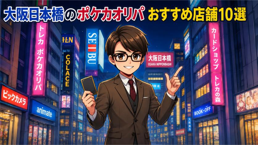 大阪日本橋のポケカオリパおすすめ店舗10選の画像