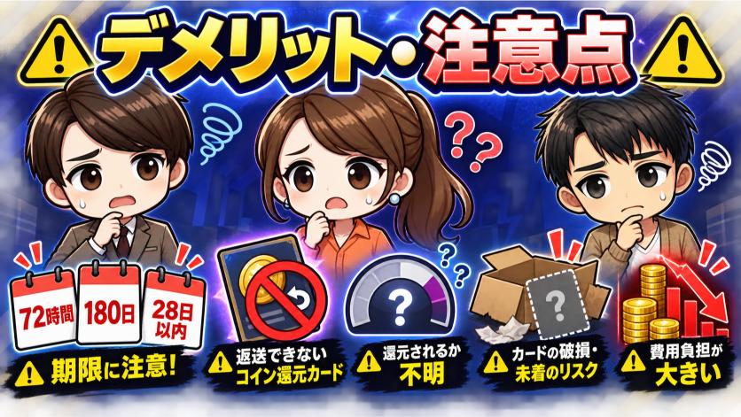 オリスタのデメリット・注意点の画像