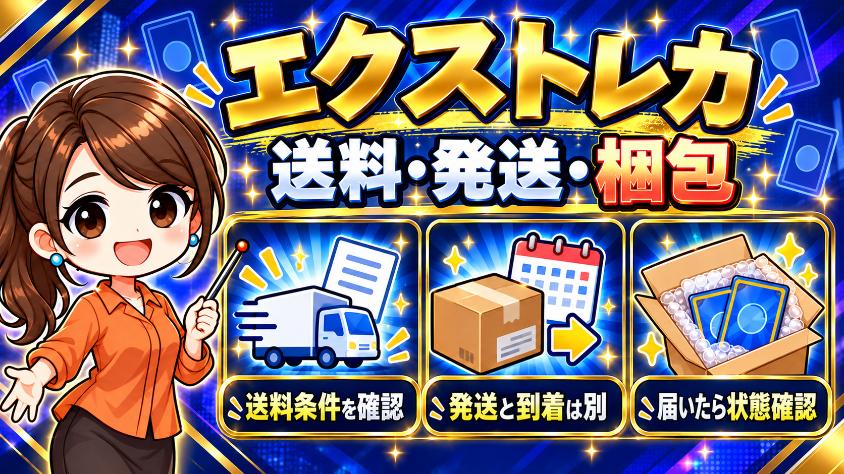 エクストレカの送料・発送日数・梱包の画像