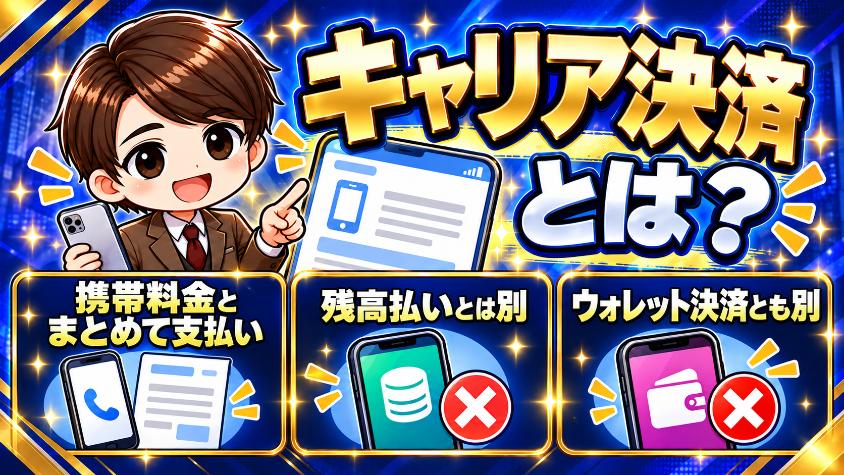 キャリア決済とは?